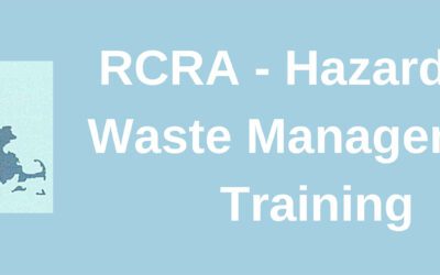 Hazardous Waste Regulations – Massachusetts Course Completion